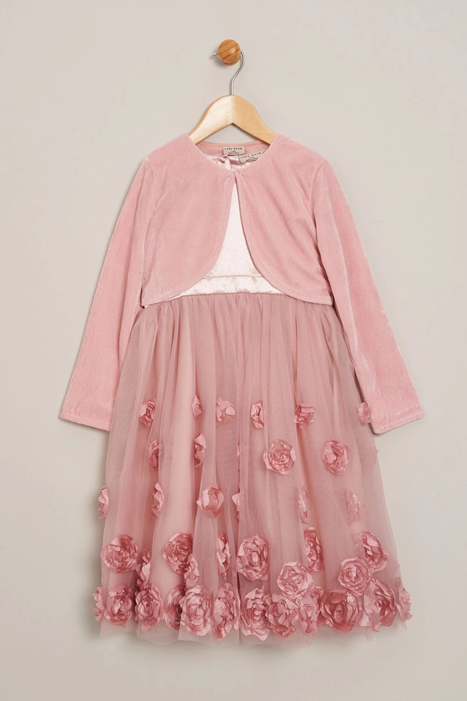 Miss 2-teiliges Set Mit Kleid Und Strickjacke 3 Miss 2-teiliges Set Mit Kleid Und Strickjacke