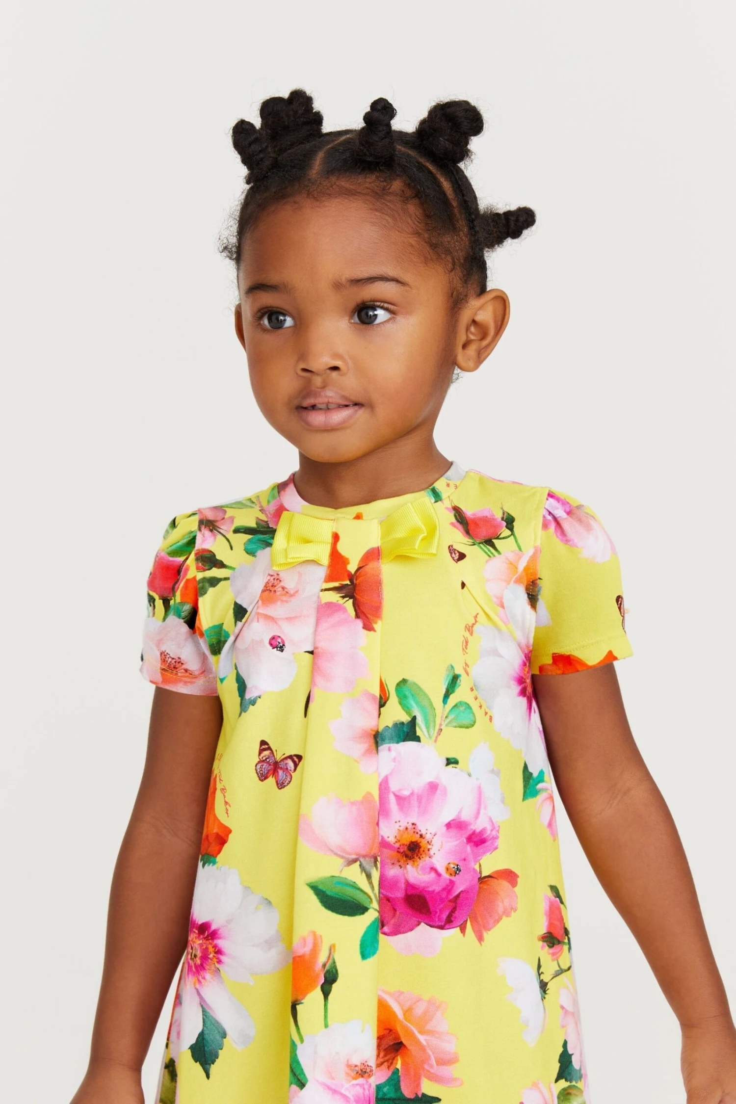 Baker By Ted Baker Jersey-Kleid Mit Blumenprint, Gelb 5 Baker By Ted Baker Jersey-Kleid Mit Blumenprint, Gelb – Bild 3