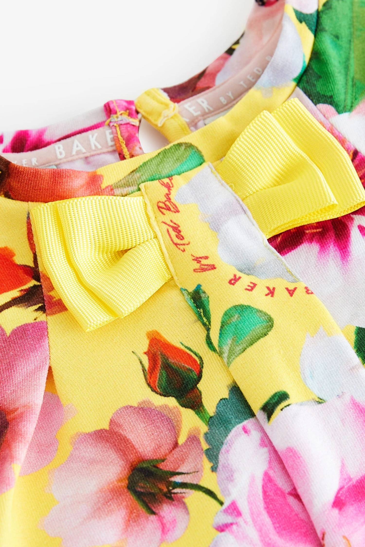 Baker By Ted Baker Jersey-Kleid Mit Blumenprint, Gelb 10 Baker By Ted Baker Jersey-Kleid Mit Blumenprint, Gelb – Bild 8