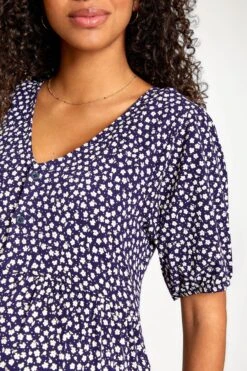 Jojo Maman Bebe JoJo Maman Bébé Geblümtes Kleid Mit V-Ausschnitt, Umstandsmode -MONSON Kleidung Geschaft 649221s5