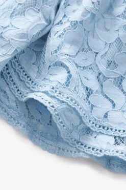 Blau Spitzen Kleid Von Baker By Ted Baker -MONSON Kleidung Geschaft 845821s9