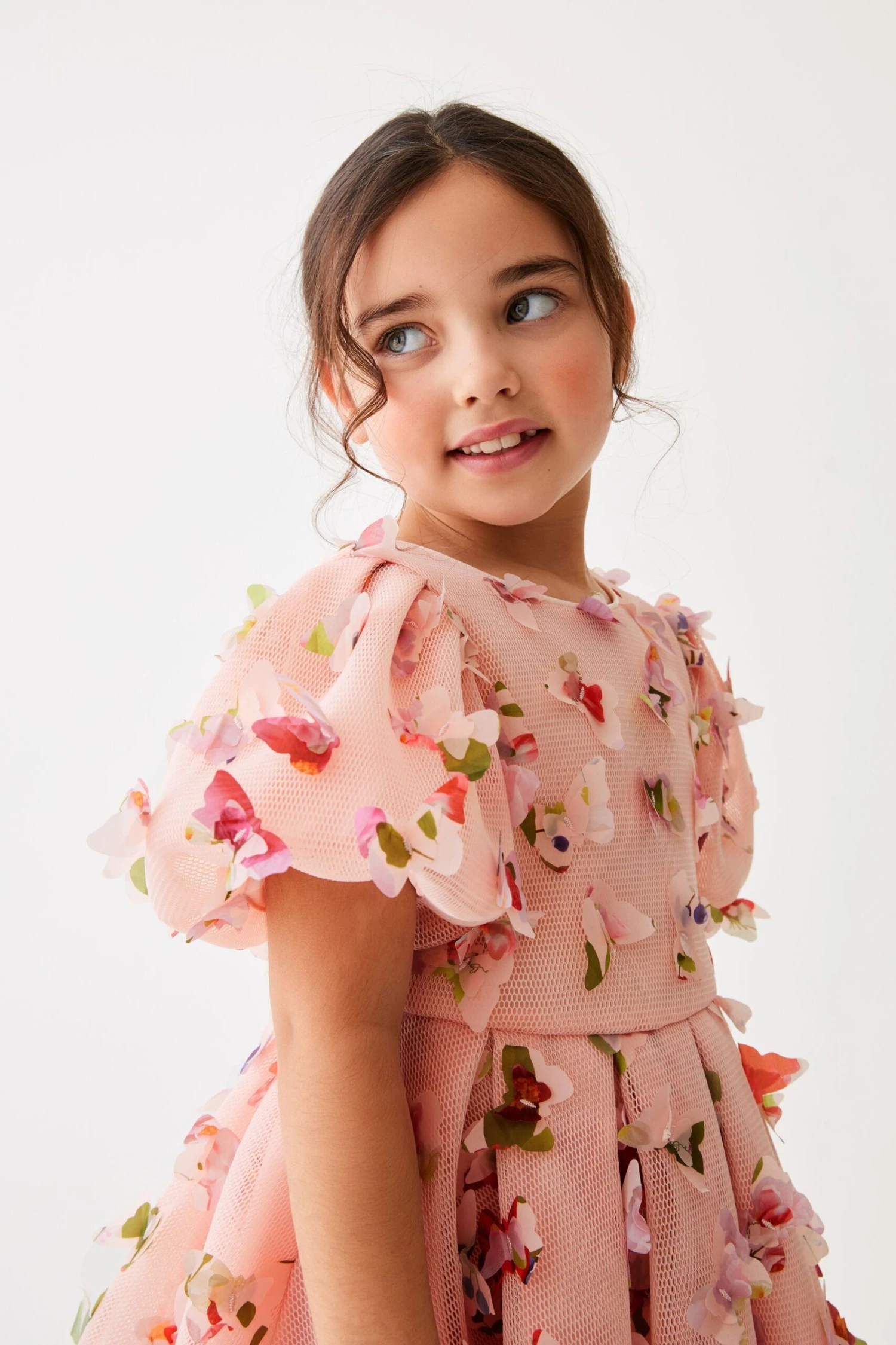 Baker By Ted Baker Kleid Mit Schmetterlingsmotiv In 3D, Pink 6 Baker By Ted Baker Kleid Mit Schmetterlingsmotiv In 3D, Pink – Bild 4