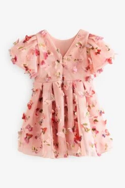 Baker By Ted Baker Kleid Mit Schmetterlingsmotiv In 3D, Pink 19 Baker By Ted Baker Kleid Mit Schmetterlingsmotiv In 3D, Pink -MONSON Kleidung Geschaft 864330s8