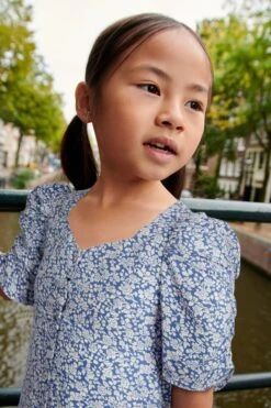 Next Tee-Kleid Mit Gerüschten Ärmeln (3–16 Jahre) -MONSON Kleidung Geschaft 864552s3