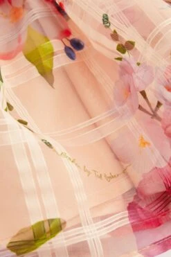 ​​​​​​​Baker By Ted Baker Kleid In Zweiteiligem Design Mit Ausbrennermuster, Apricot -MONSON Kleidung Geschaft 886697s9