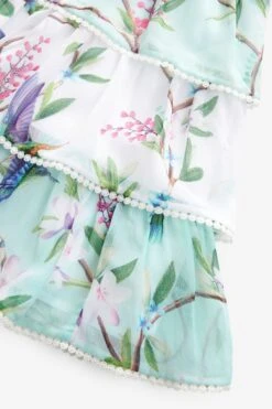 Baker By Ted Baker Gestuftes Kleid Aus Chiffon -MONSON Kleidung Geschaft 904431s9