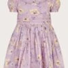 Monsoon Baby Geblümtes Kleid Mit Biesen -MONSON Kleidung Geschaft 966356s