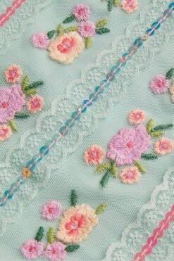 Monsoon Besticktes Spitzenband-Kleid -MONSON Kleidung Geschaft 966459s3