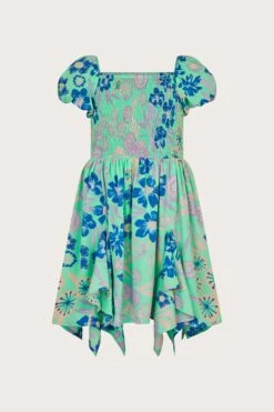 Monsoon Kleid Mit Retro-Blumenmuster