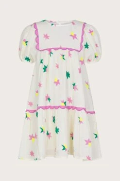 Monsoon Kleid Mit Sternenmuster