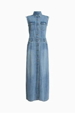 AllSaints Blair Denim-Kleid -MONSON Kleidung Geschaft B14463s6