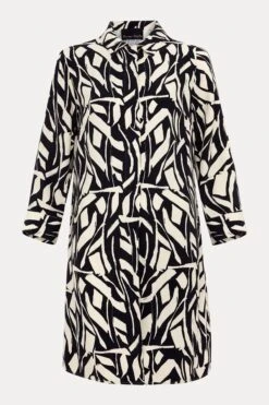 Phase Eight Ruby Tunika-Kleid Mit Geomuster, Schwarz -MONSON Kleidung Geschaft B24762s6