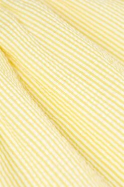 Frugi Seersucker-Kleid Mit Blumendetails, Gelb -MONSON Kleidung Geschaft B26664s7