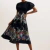 Ted Baker Maulina Ponte Kleid Mit Midirock -MONSON Kleidung Geschaft B29540s