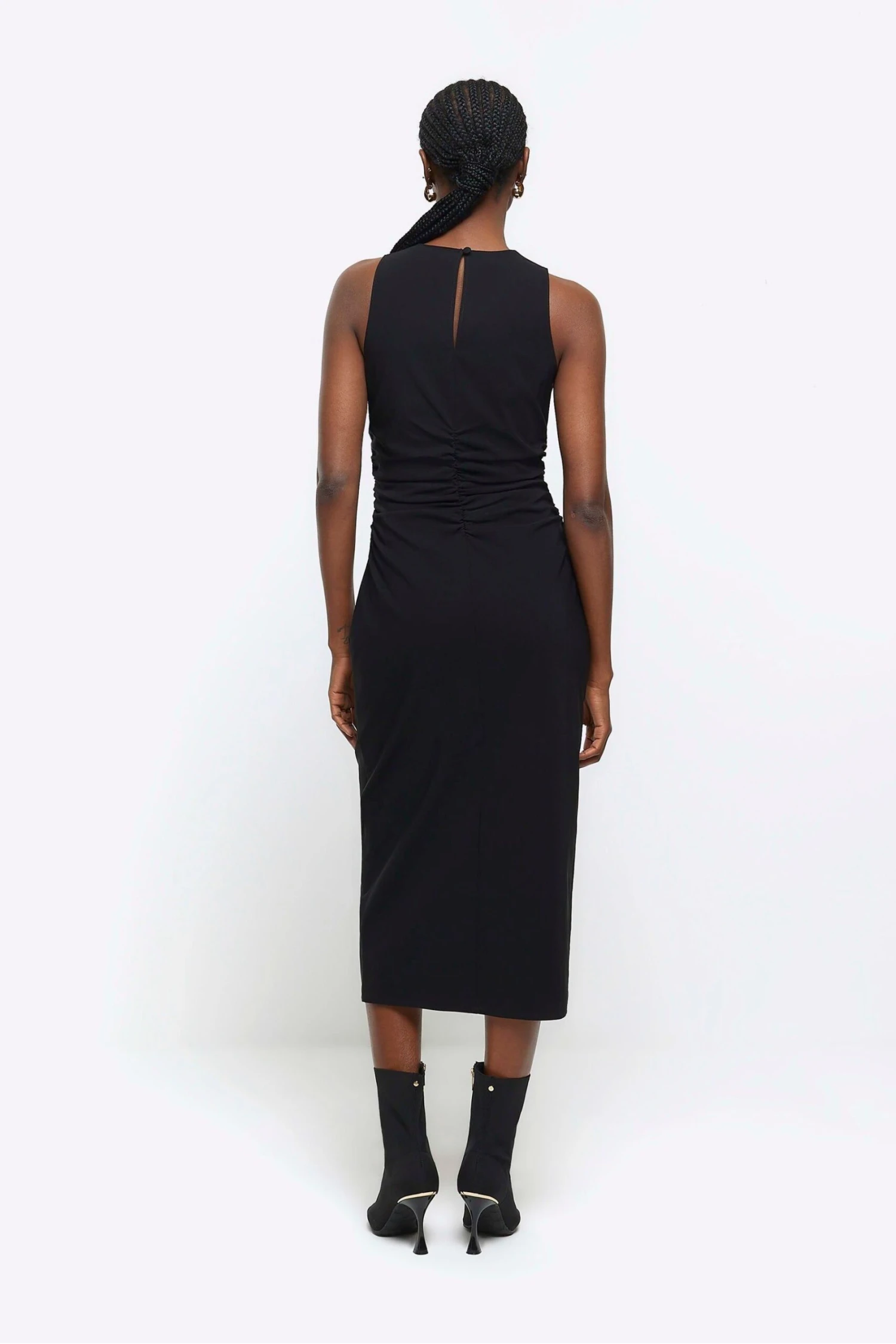 River Island Ärmelloses Kleid Mit Raffung 4 River Island Ärmelloses Kleid Mit Raffung – Bild 2