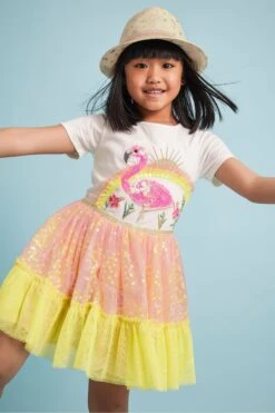 Monsoon Flamingo Disco Kleid