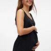 Mamalicious Umstandsmode Ärmelloses Kleid Mit Knopfleiste Und Stillfunktion -MONSON Kleidung Geschaft B36410s