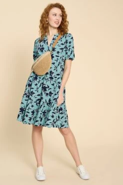 White Stuff Blaues Clara Kleid Aus Baumwoll-Jersey 11 White Stuff Blaues Clara Kleid Aus Baumwoll-Jersey -MONSON Kleidung Geschaft B37800s3