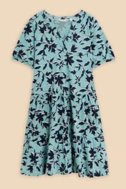 White Stuff Blaues Clara Kleid Aus Baumwoll-Jersey 13 White Stuff Blaues Clara Kleid Aus Baumwoll-Jersey -MONSON Kleidung Geschaft B37800s5