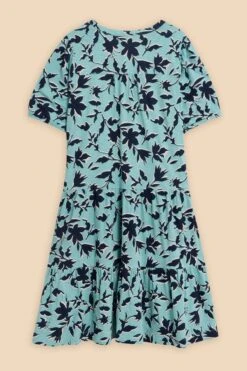 White Stuff Blaues Clara Kleid Aus Baumwoll-Jersey 14 White Stuff Blaues Clara Kleid Aus Baumwoll-Jersey -MONSON Kleidung Geschaft B37800s6