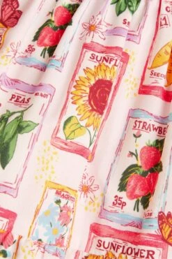 Monsoon Kleid Mit Gartenmotiv Bedruckt -MONSON Kleidung Geschaft B38806s3