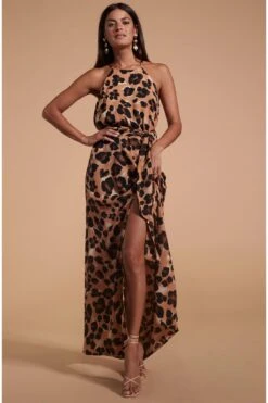 Dancing Leopard Sunset Kleid Mit Animalprint