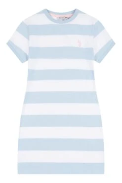 U.S. Polo Assn. Mädchen Gestreiftes T-Shirt-Kleid 14 U.S. Polo Assn. Mädchen Gestreiftes T-Shirt-Kleid -MONSON Kleidung Geschaft B41812s6