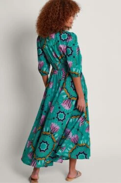 Monsoon Allegra Kleid Mit Ringverzierung -MONSON Kleidung Geschaft B42718s3