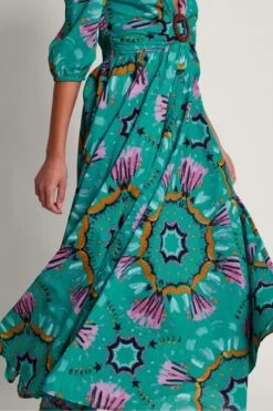 Monsoon Allegra Kleid Mit Ringverzierung -MONSON Kleidung Geschaft B42718s4