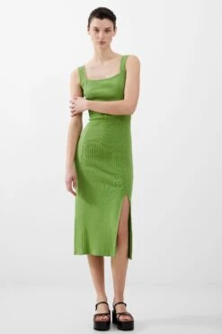 French Connection Rassia Geripptes Kleid