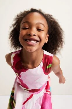 Phase Eight Nala Bedrucktes Kleid, Rosa -MONSON Kleidung Geschaft B46518s4