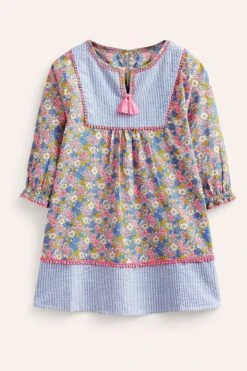 Boden Kleid Mit Superstitch Logo