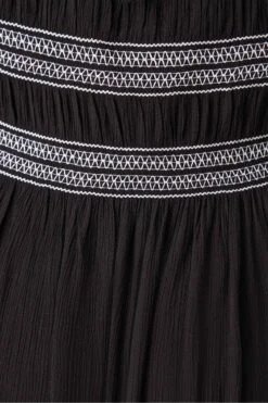 Live Unlimited Curve Wadenlanges Kleid, Schwarz -MONSON Kleidung Geschaft B50137s5