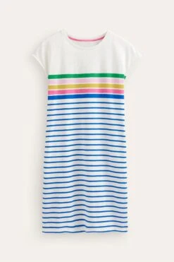 Boden Gestreiftes Leah Jersey-T-Shirt-Kleid​​​​​​​ -MONSON Kleidung Geschaft B51663s7