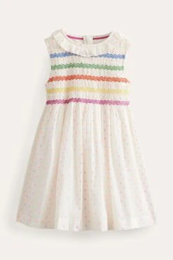 Boden Kleid Mit Gesmoktem Oberteil