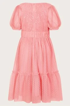 Monsoon Darcy Paillettenbesetztes Kleid Mit Raffung -MONSON Kleidung Geschaft B57038s2