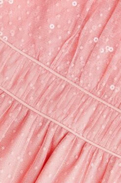 Monsoon Darcy Paillettenbesetztes Kleid Mit Raffung -MONSON Kleidung Geschaft B57038s3