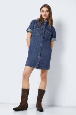Noisy May Utility-Kleid Aus Denim -MONSON Kleidung Geschaft B59707s3