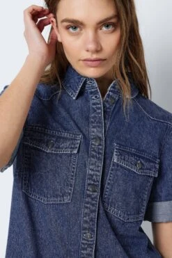 Noisy May Utility-Kleid Aus Denim -MONSON Kleidung Geschaft B59707s5