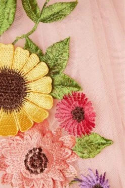 Monsoon Scuba-Kleid Mit Sonnenblumendesign -MONSON Kleidung Geschaft B67589s4