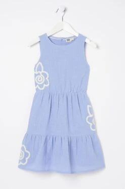 Fatface Gestuftes, Besticktes Kleid 11 Fatface Gestuftes, Besticktes Kleid -MONSON Kleidung Geschaft B68401s5