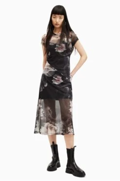 AllSaints Hanna Valley Kurzärmeliges Kleid -MONSON Kleidung Geschaft B68791s3