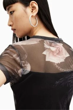 AllSaints Hanna Valley Kurzärmeliges Kleid -MONSON Kleidung Geschaft B68791s5