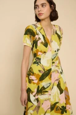 White Stuff Megan Jersey-Kleid, Gelb -MONSON Kleidung Geschaft B78842s3