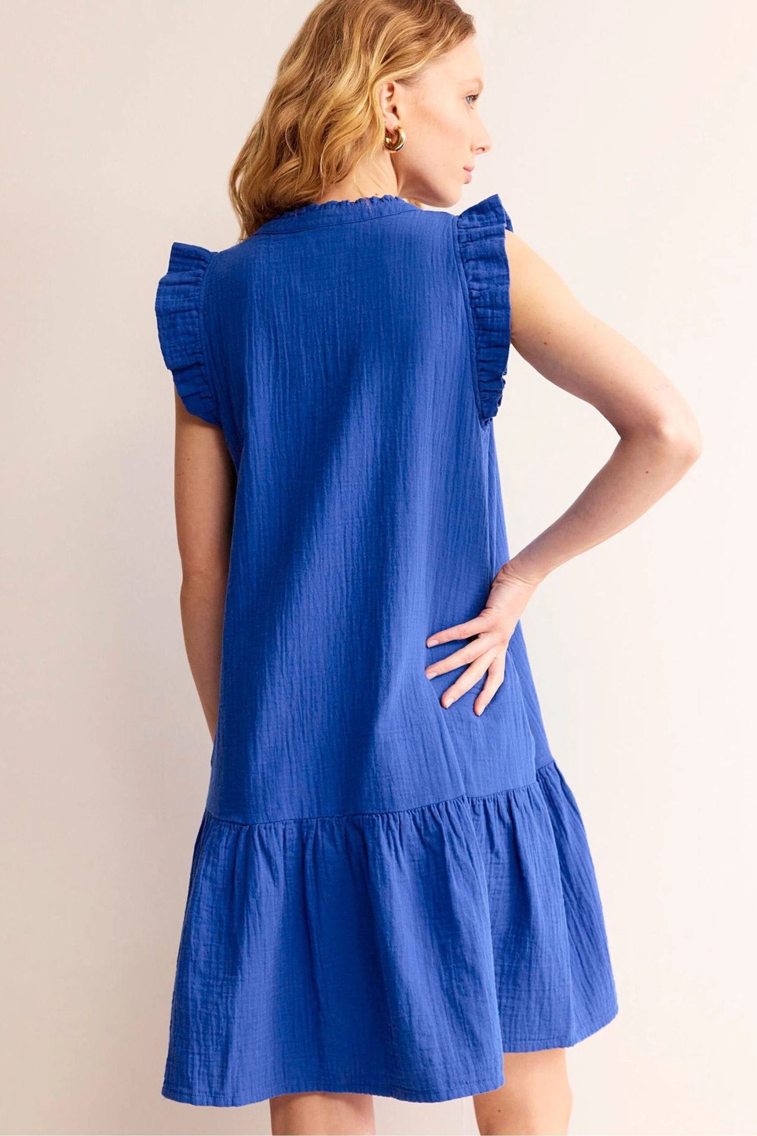 Boden Daisy Zweilagiges, Kurzes Kleid 4 Boden Daisy Zweilagiges, Kurzes Kleid – Bild 2