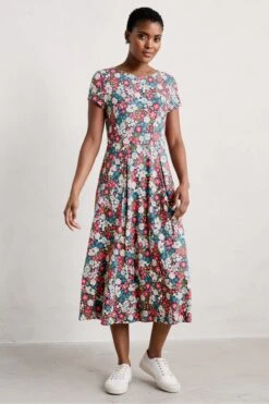 Seasalt Cornwall Multi Wild Bouquet Kleid In Tall