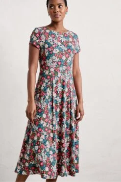 Seasalt Cornwall Multi Wild Bouquet Kleid In Tall​​​​​​​ -MONSON Kleidung Geschaft B85818s3