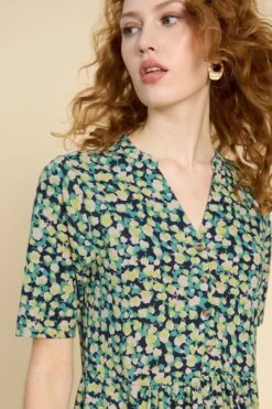 White Stuff Naya Jersey-Kleid, Grün -MONSON Kleidung Geschaft B90496s4