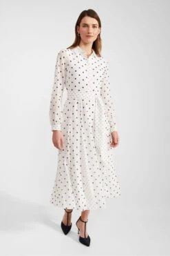 Hobbs Kurzgröße Lucilla Weiß Kleid