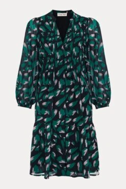 Phase Eight Penele Kleid Mit Abstraktem Muster, Grün -MONSON Kleidung Geschaft B93093s7